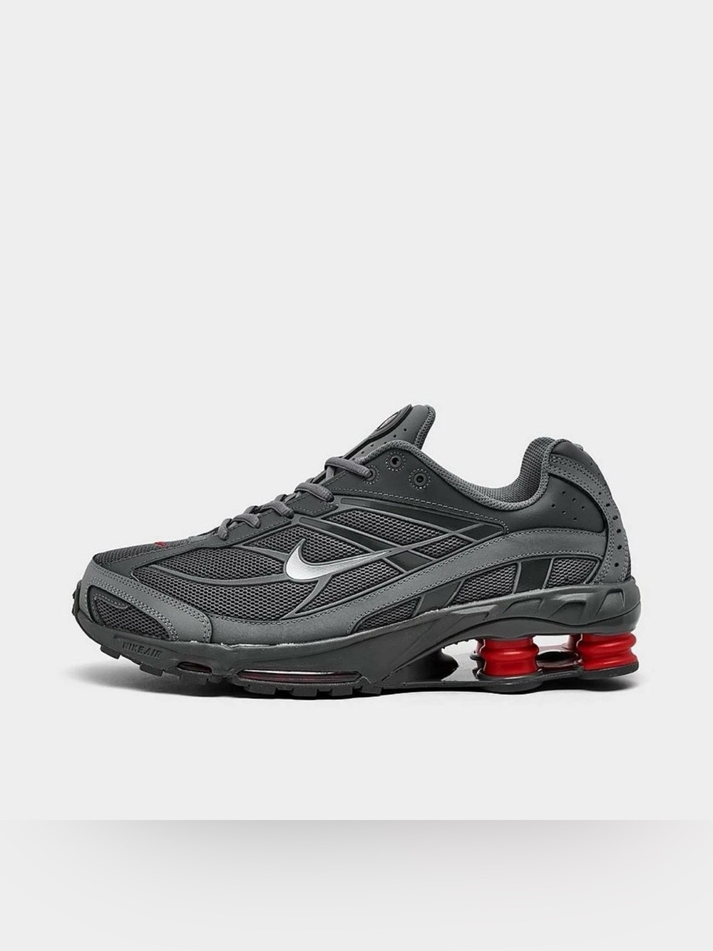NIB Men Nike Shox Ride 2 IM5999 084 Smoke Grey/University Red